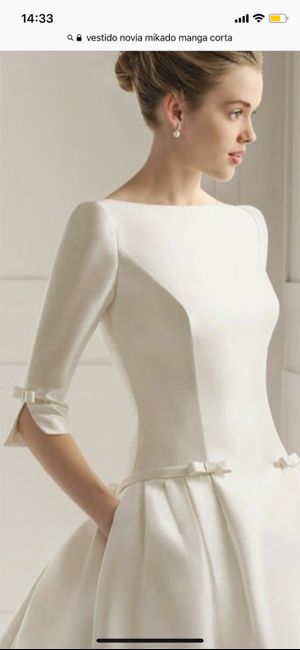 Poner mangas al vestido. 6