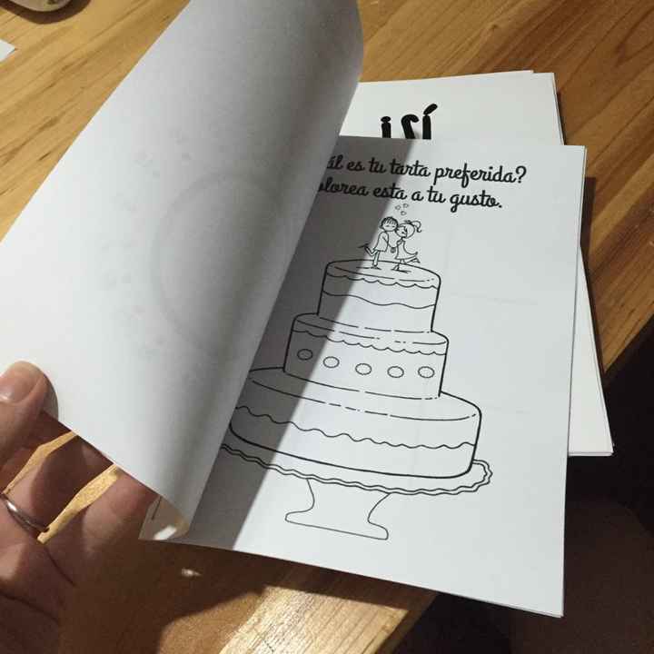 Cuadernos para pintar para los peques de la boda - 3