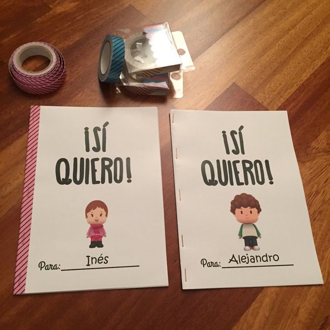 Cuadernos para pintar para los peques de la boda - 4