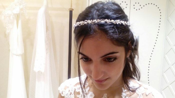 Mi diadiadema de pronovias y pendientes swarovski - 2