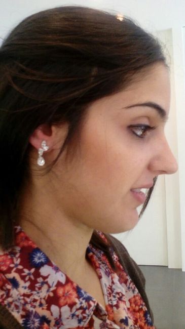 Chicas como seran vuestros pendientes  de novia ? - 1