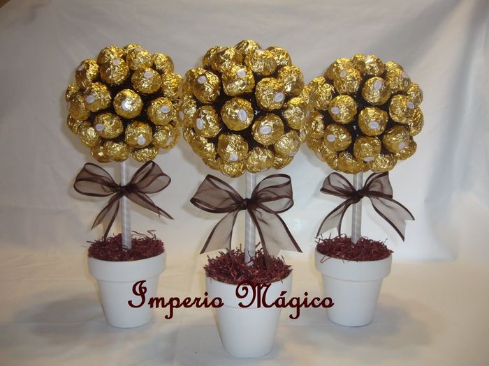 árbolitos con ferrero roché