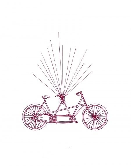 plantilla bicicleta para huellas