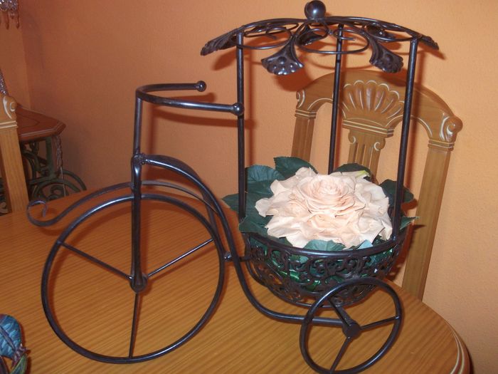 bicicleta para buquet alfileres