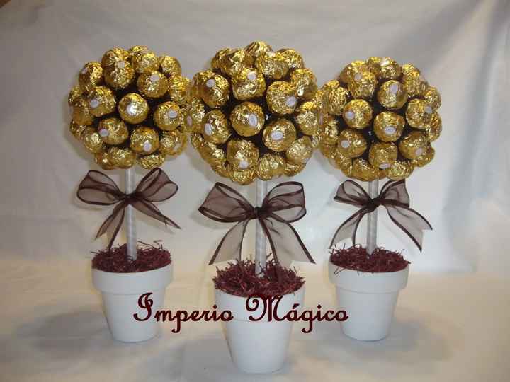 árbolitos con ferrero roché