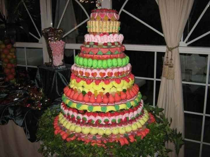 tarta de chuches de pisos