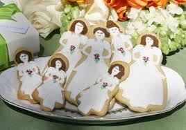 galletas con decoración novios