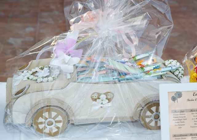 coche para regalitos de boda