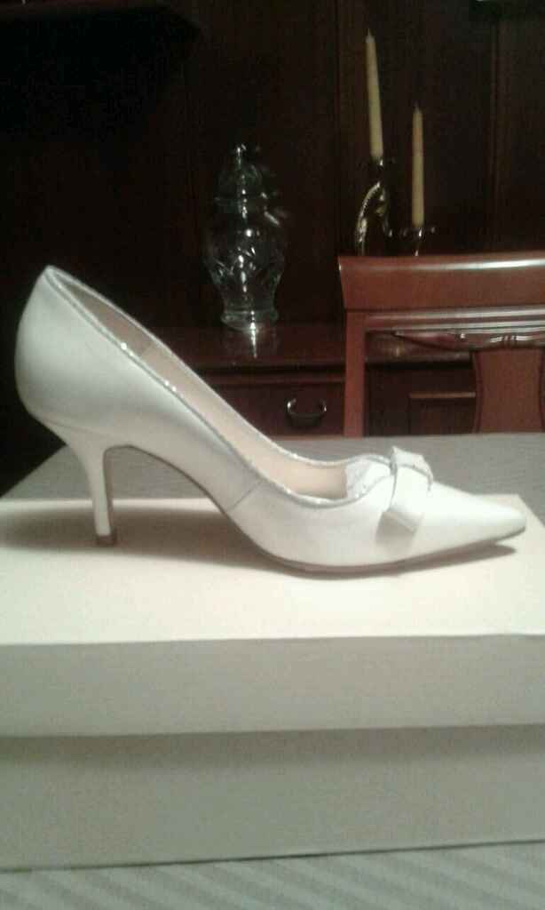 ¿zapatos de novia blancos? - 2