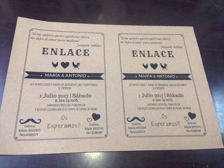 Invitaciones en botella!!me han quedado geniales! - 2