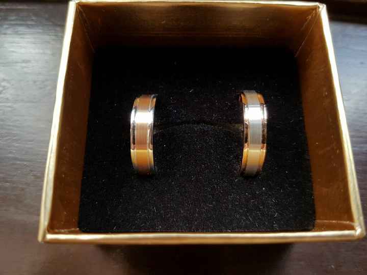 Nuestras alianzas a 4 meses de la boda :) - 1