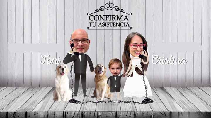 Vídeo invitación personalizada ¡no puedo estar más contenta! - 1