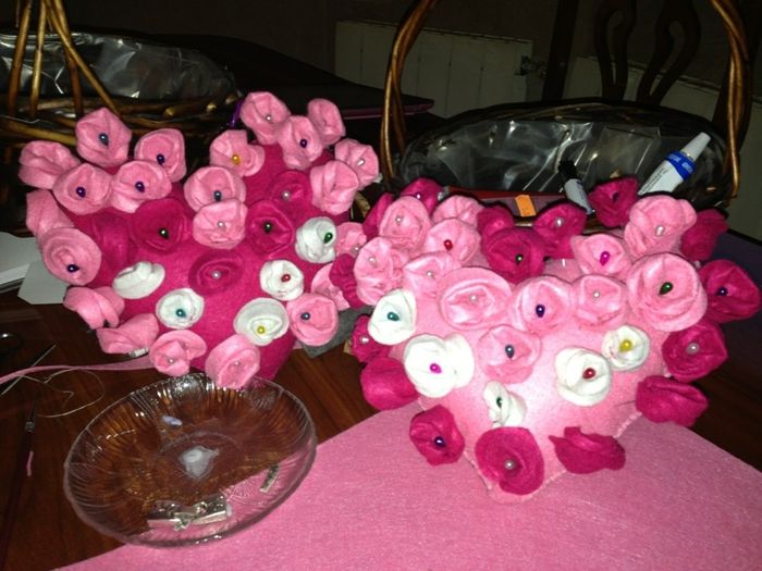 Nuestro bouquet corazón para los alfileres - 3