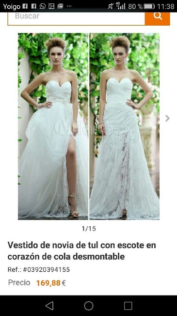 Vestido novia online(low cost) - 1