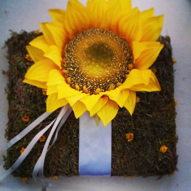 Mi portaalianzas (corazón de cuerda y lavanda) - 1