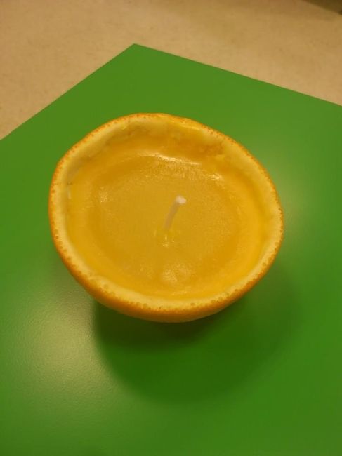 Vela de naranja