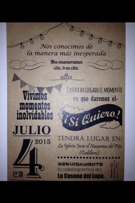 Nuestras invitaciones - 1