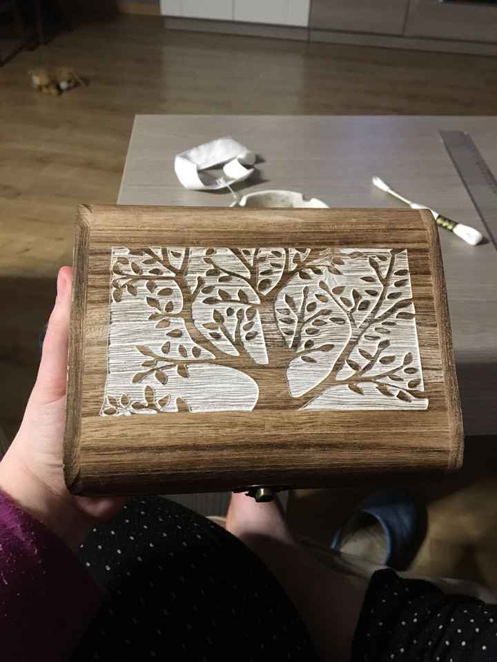 Otra cosita terminada! Mi porta alianzas!! - 2