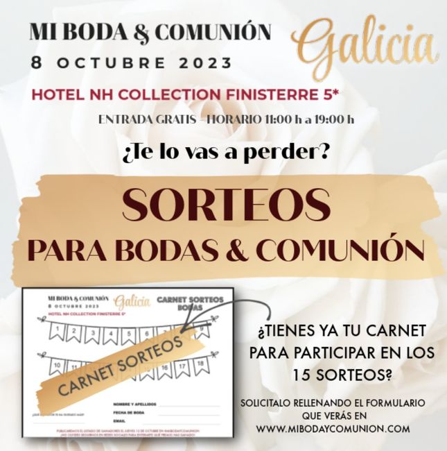 Sorteos feria Hotel Finisterre 5* a Coruña 8 octubre - 1