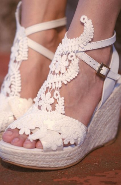 Zapatos de novia cómodos, porfa 1