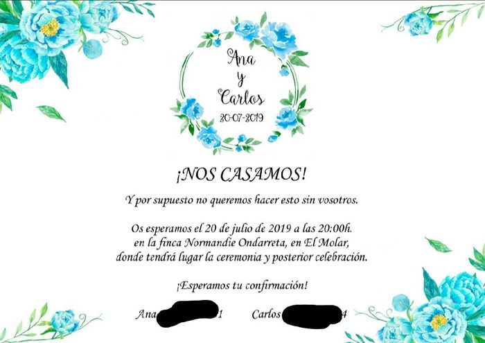 Texto invitaciones - 1