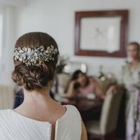Tipo de peinado y tocado con mi vestido - 1