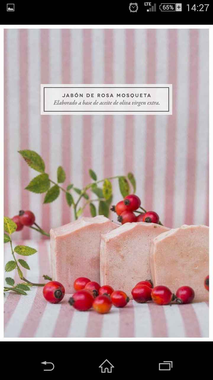 Detalles para invitadas jabón - 1