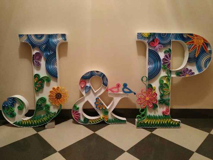  Mis letras de boda personalizadas - 1