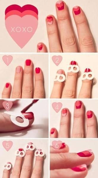 Manicura romántica y original