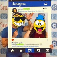 Cartel para photocall "instagram" - 1