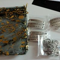 Pulsera con tela de mi vestido - 1
