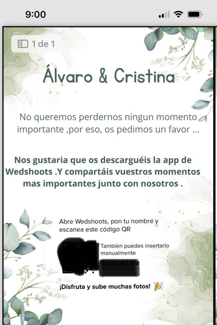 Tarjetas para App de fotos . - 1