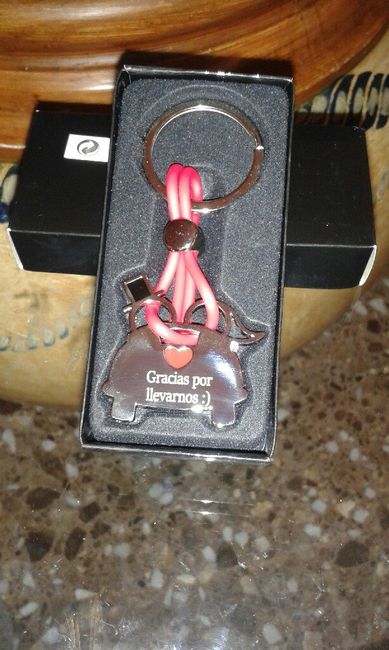 Regalos para los padrinos y chofer - 1