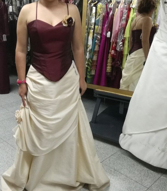 Vestido de boda de color - 1