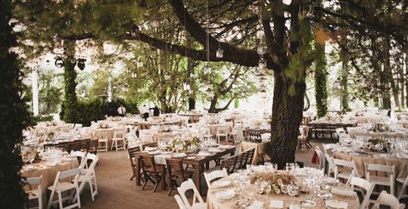 boda rústica en el bosque