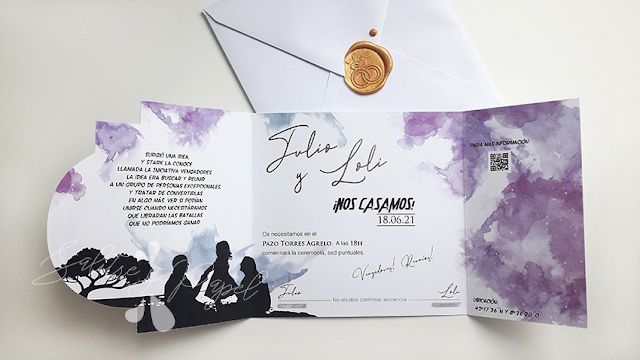 ¿Cómo es o va a ser vuestra invitación? 😃, aquí os enseño un ejemplo de la mía 😍 - 1
