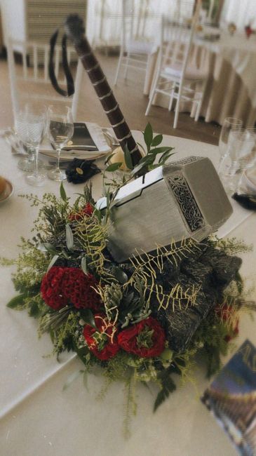 Boda temática Marvel: Centros de mesa - 1