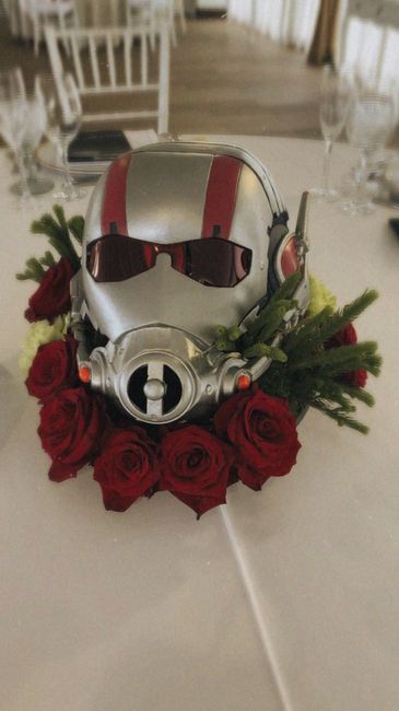 Boda temática Marvel: Centros de mesa - 4