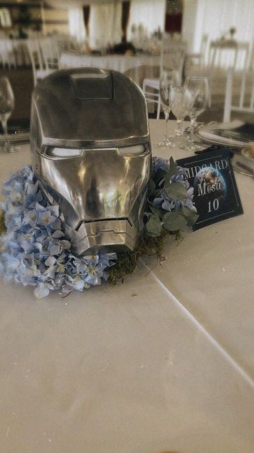 Boda temática Marvel: Centros de mesa - 2
