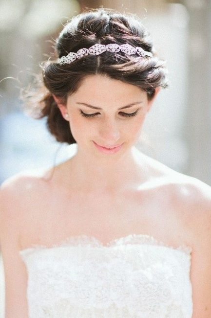 Peinados novias castañas y morenas