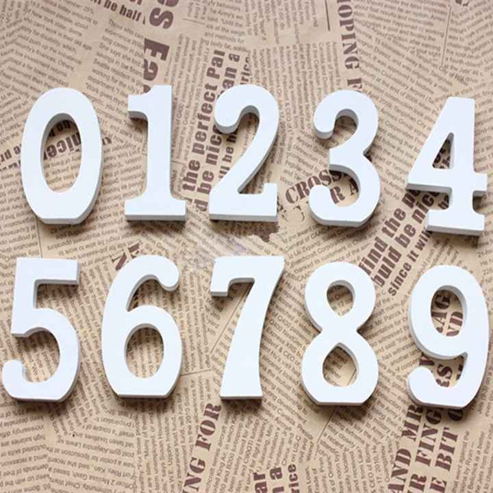 Números Madera