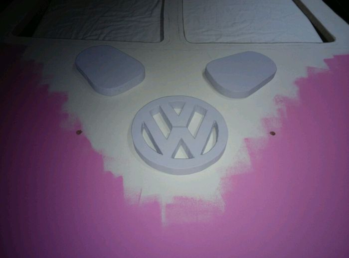 Photocall diy - volkswagen hippie - 2