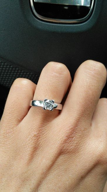Anillo de pedida y proposicion de boda - 1