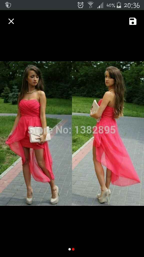 Vestido para dama de honor muy sexy !!! - 1