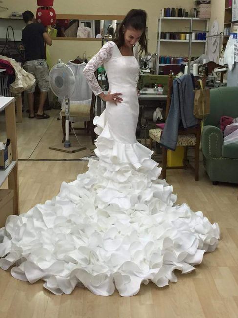 Que peinado o velo o mantilla me recomiendas con mi vestido??? - 2