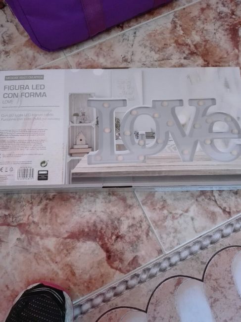 Letras "love" von luz y cestos madera - 1