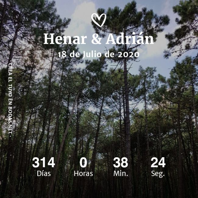 ¿Cuántos días, horas, minutos y segundos faltan para el gran día? 😍 - 1