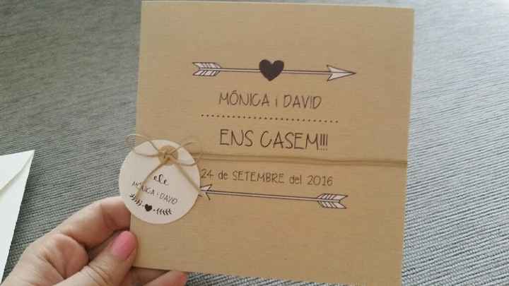 Contentos con nuestras invitaciones!!! - 1