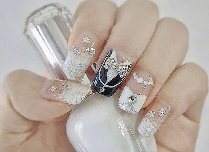Ideas de uñas para novia