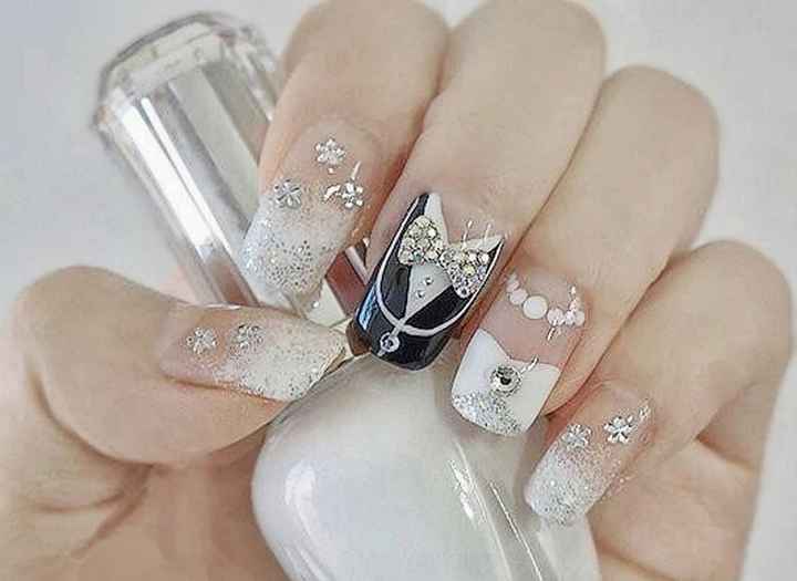 Ideas de uñas para novia